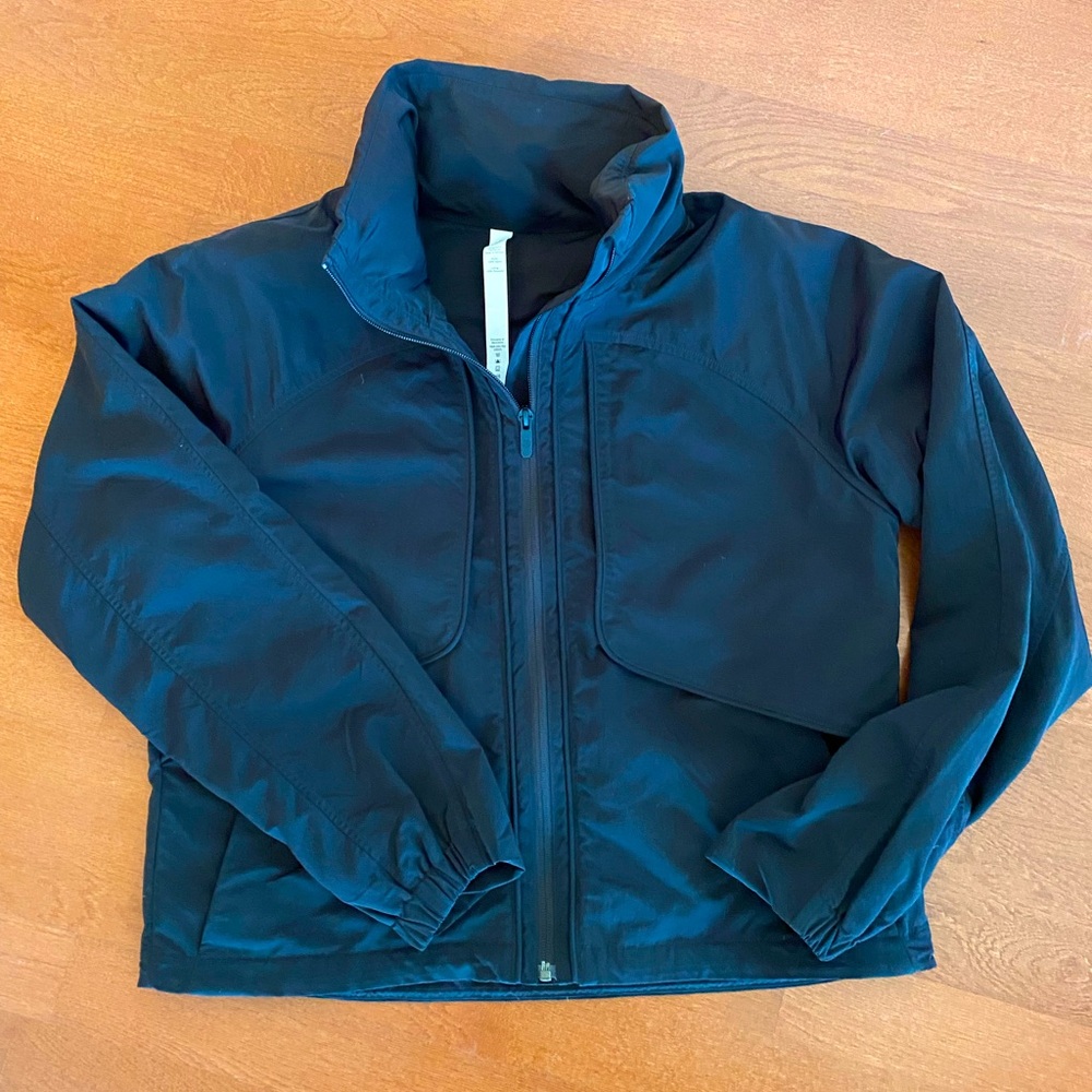 Lululemon Black Athletic Jacket. Size 6